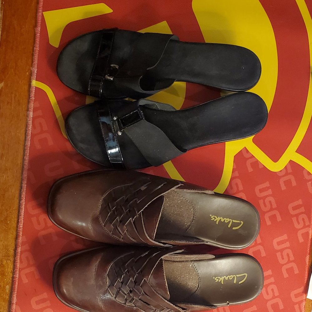 Steve Madden (Sz 8.5) Clarks & Wildwind (Sz 9) shoes - 3 pair for the price one